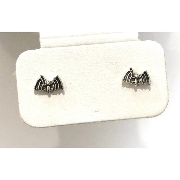 5/$20 Gothic Vampire Bat Mini Stud Earrings - Picture 5 of 5